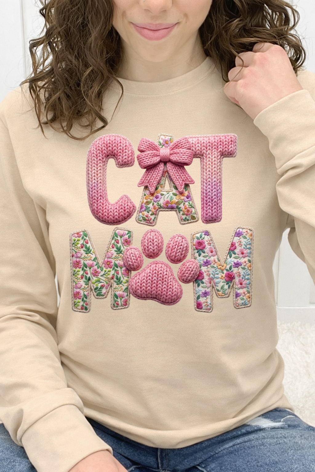 Cat Mom Paw N' Bow Graphic Collection