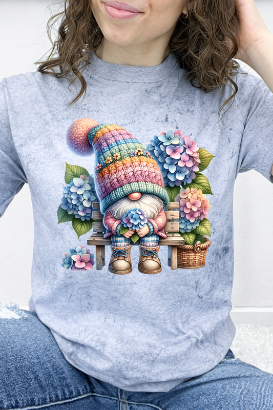 Hydrangea Garden Gnome Graphic Collection