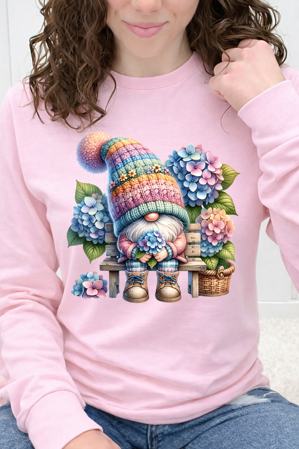 Hydrangea Garden Gnome Graphic Collection
