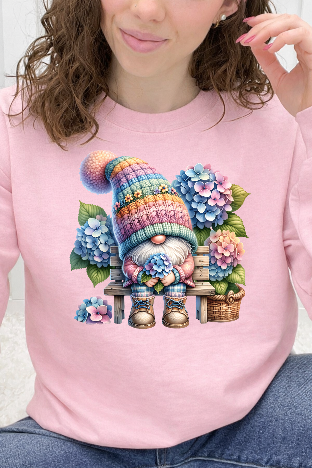 Hydrangea Garden Gnome Graphic Collection