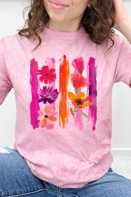 Vibrant Meadow Brushstroke Graphic Collection