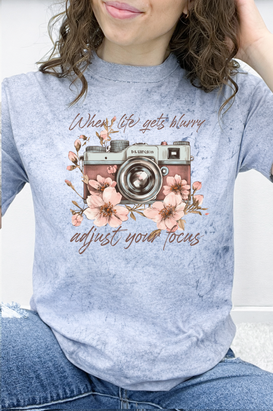 When Life Gets Blurry Adjust Your Focus Graphic Collection