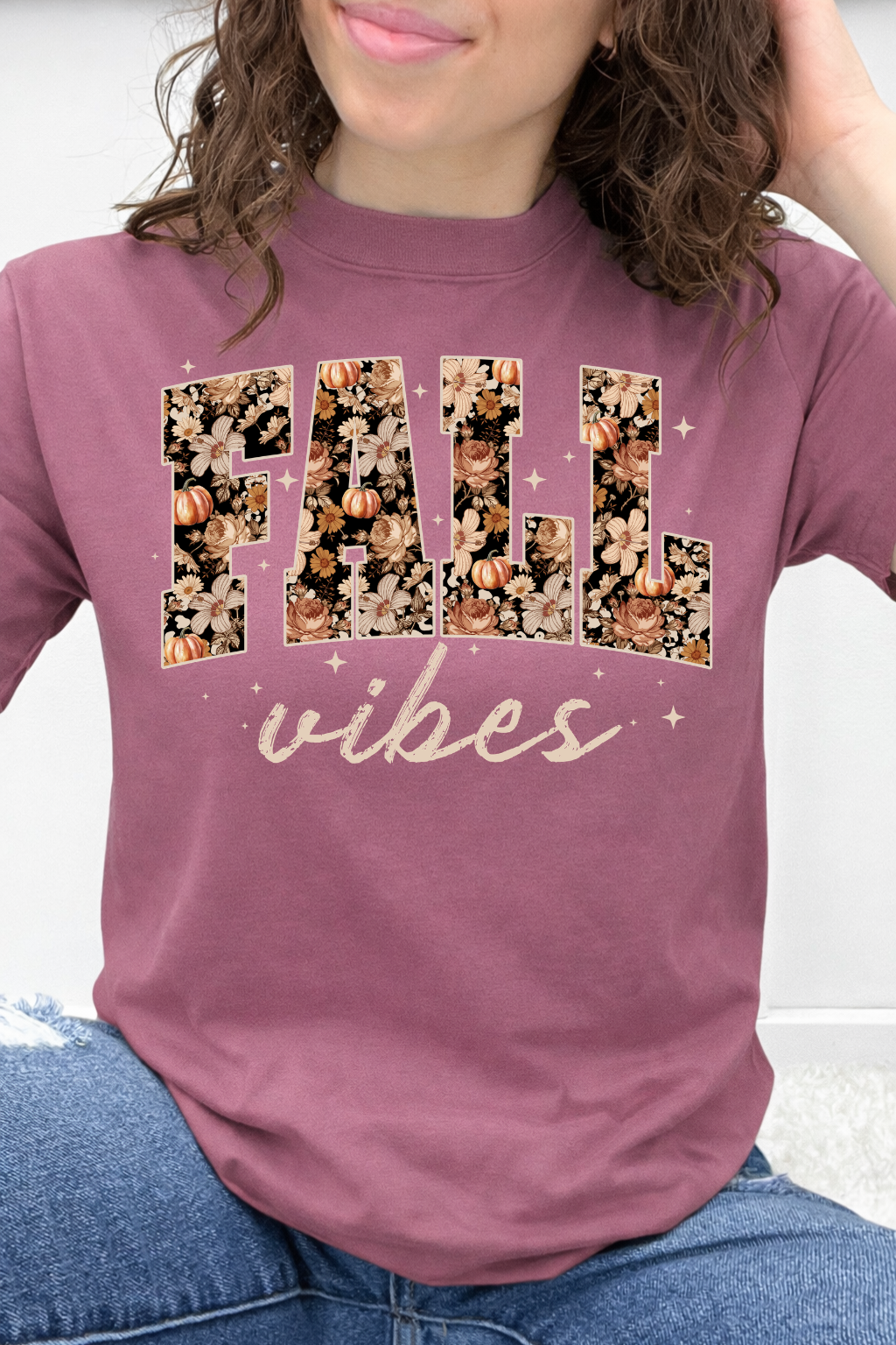 Pumpkins & Petals Fall Vibes Graphic Collection