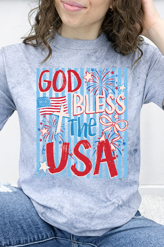God Bless The USA Striped Graphic Collection