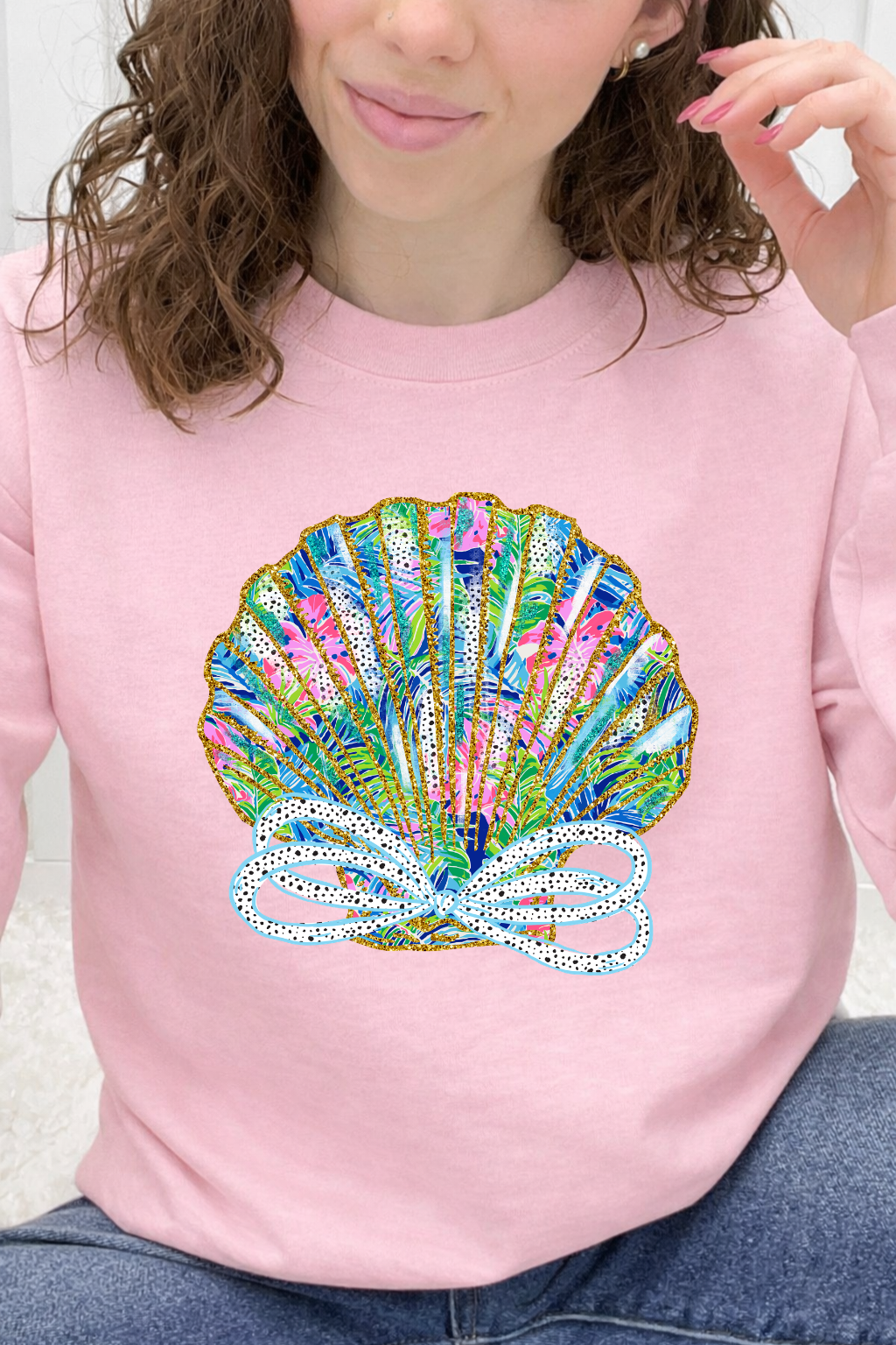 Tropical Bow Fan Shell Graphic Collection