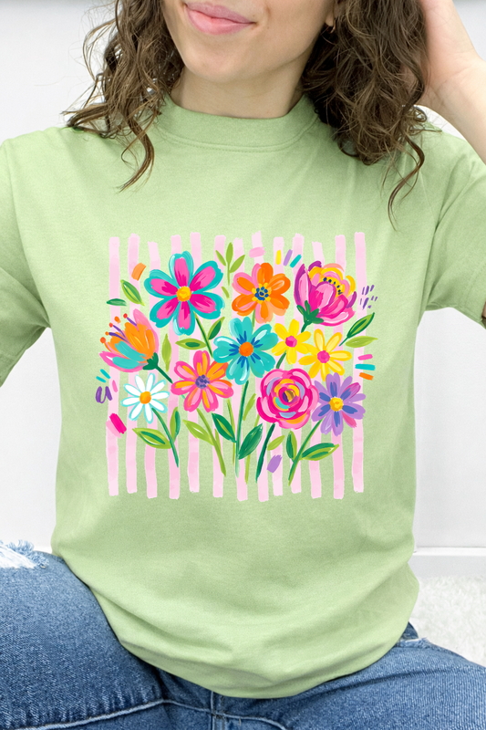 Fresh Bloom Stripe Graphic Collection