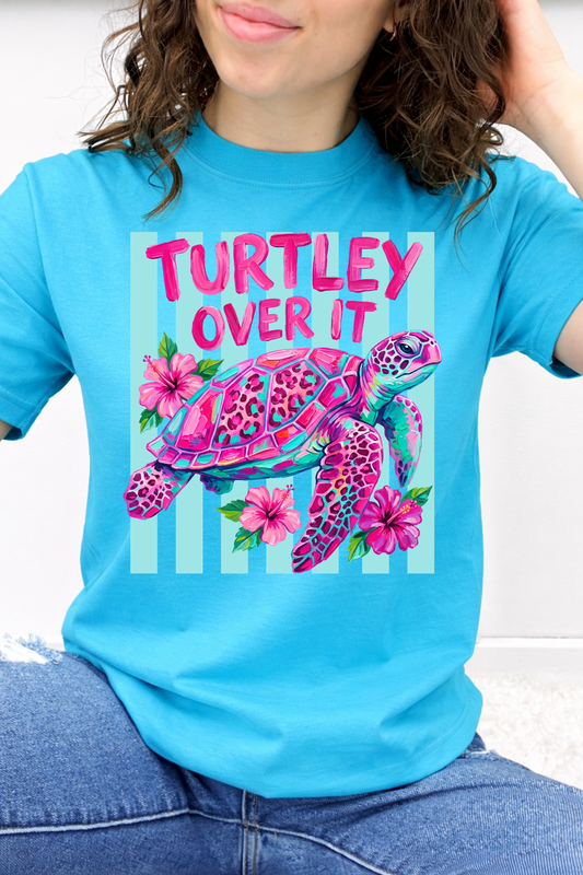 Turtley Over It Sea Turtle Graphic Collection