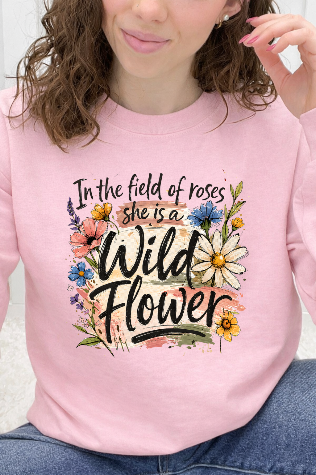 In The Field Of Roses She Is A Wild Flower Graphic Collection