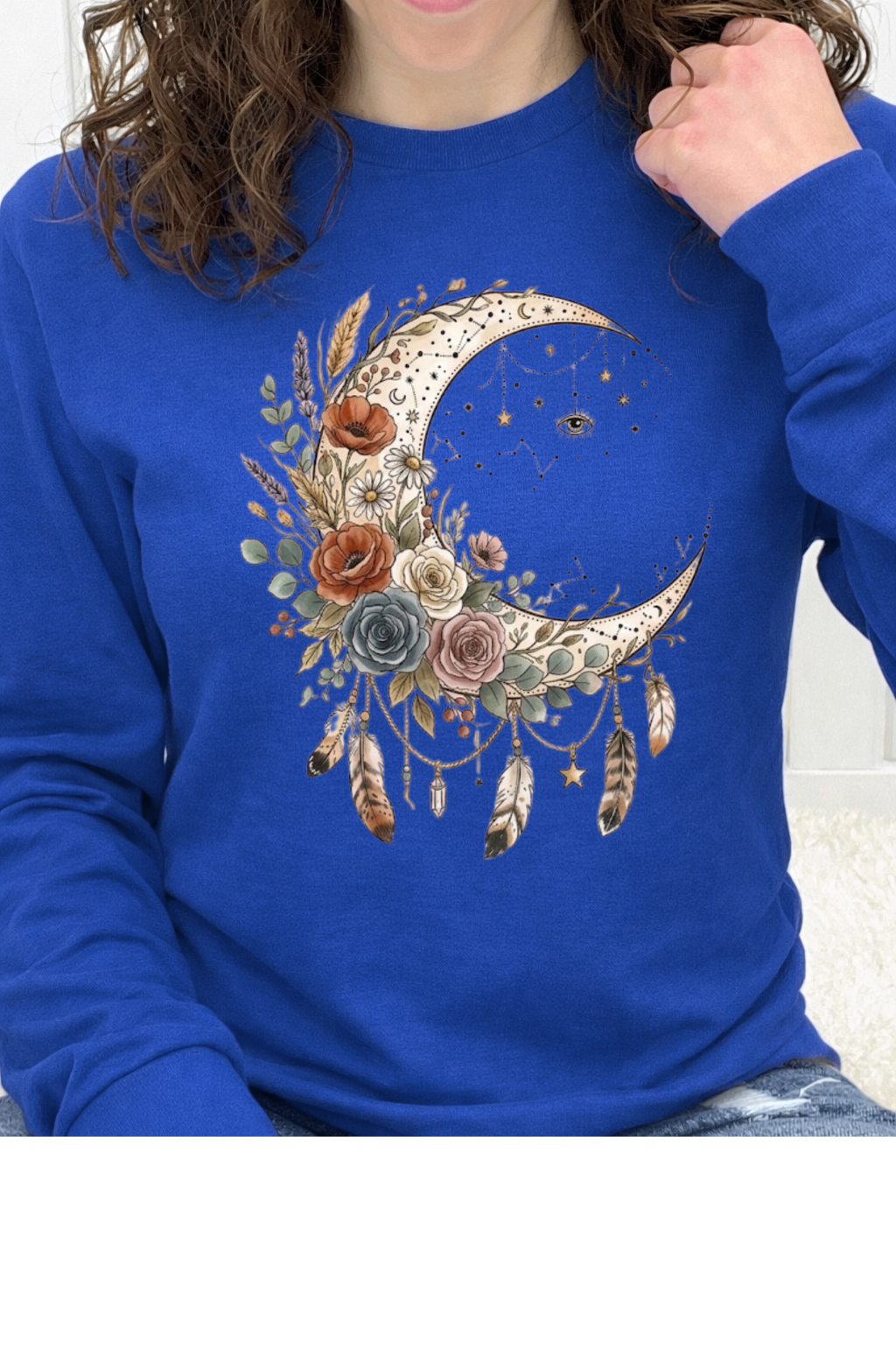 Boho Floral Moon Graphic Collection