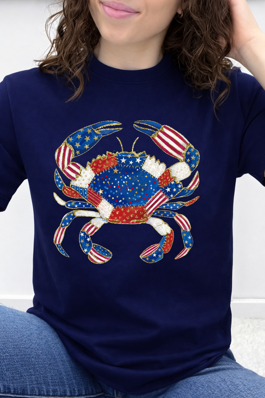 Americana Patchwork Crab Graphic Collection