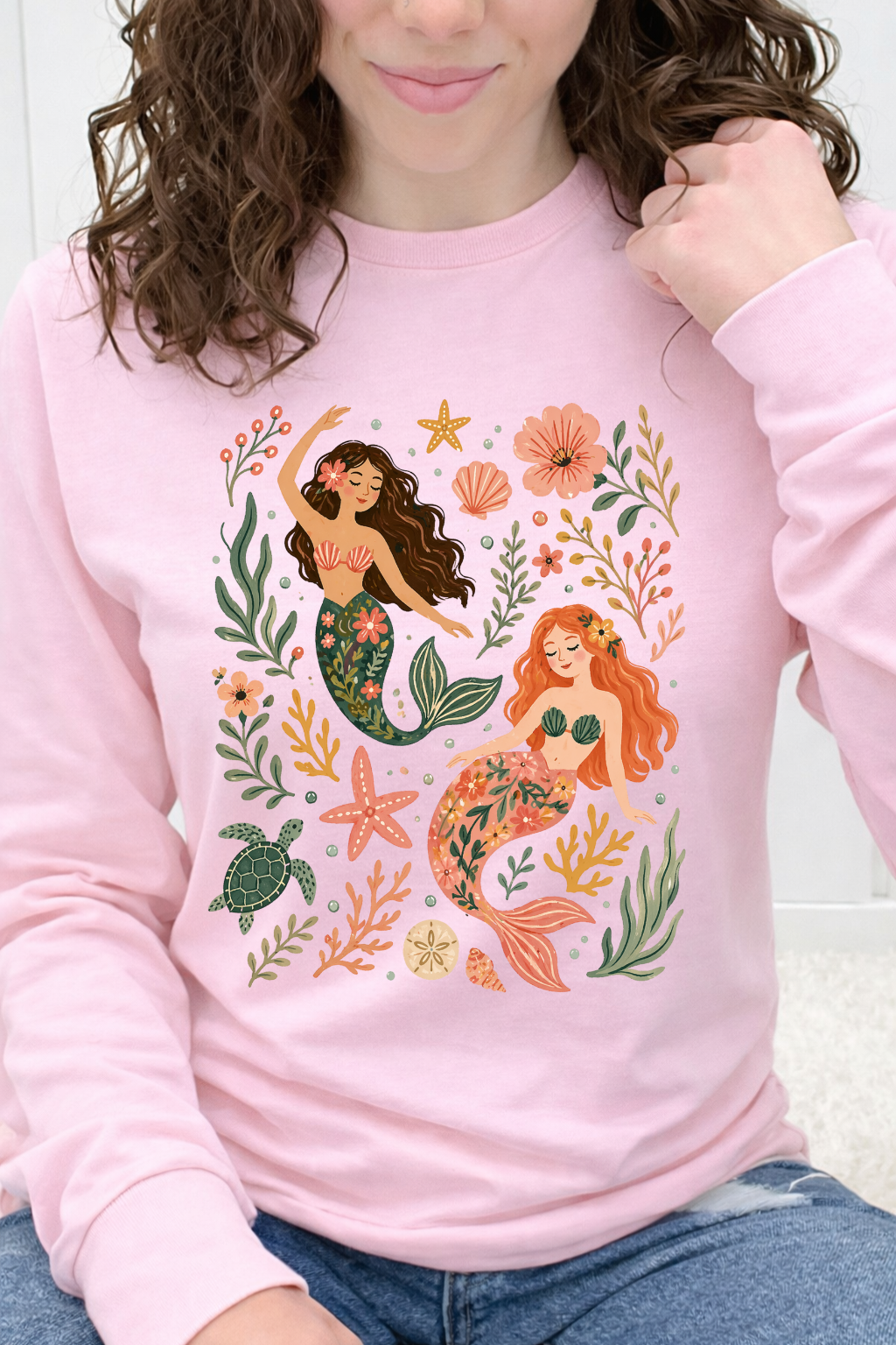 Seaside Mermaid Sisters Graphic Collection