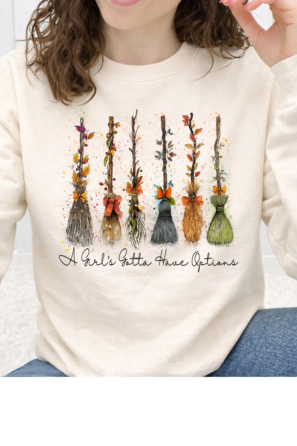 A Girl's Gotta Have Options Brooms Graphic Collection
