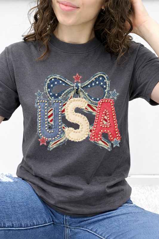 USA Bow & Pearls Graphic Collection