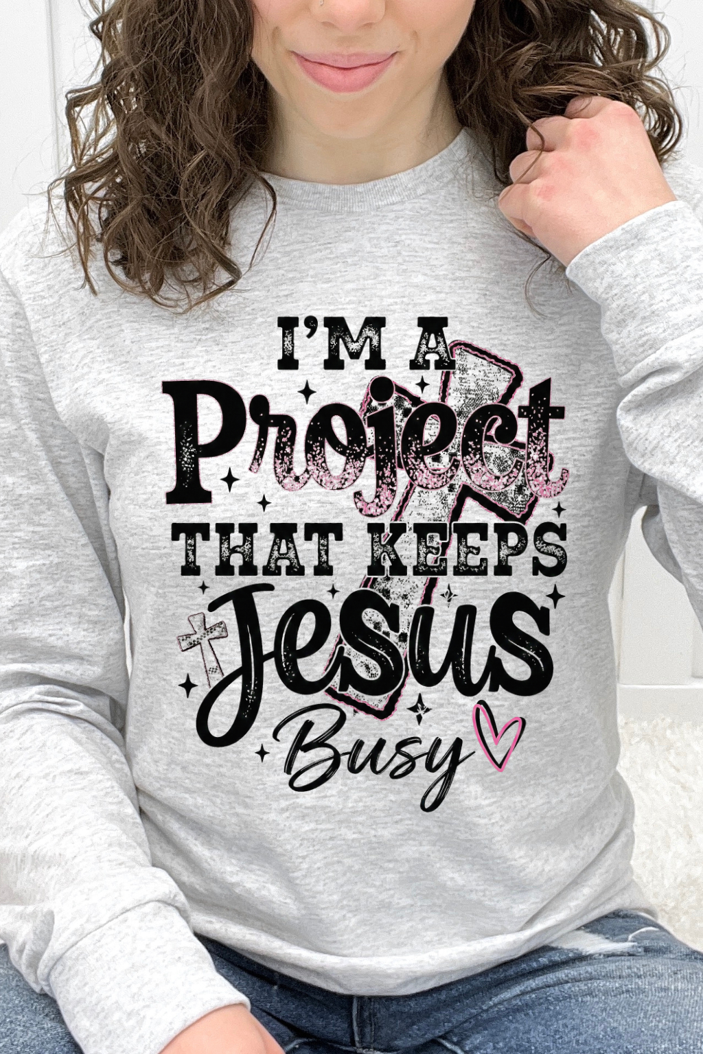 I'm A Project That Keeps Jesus Busy Graphic Collection
