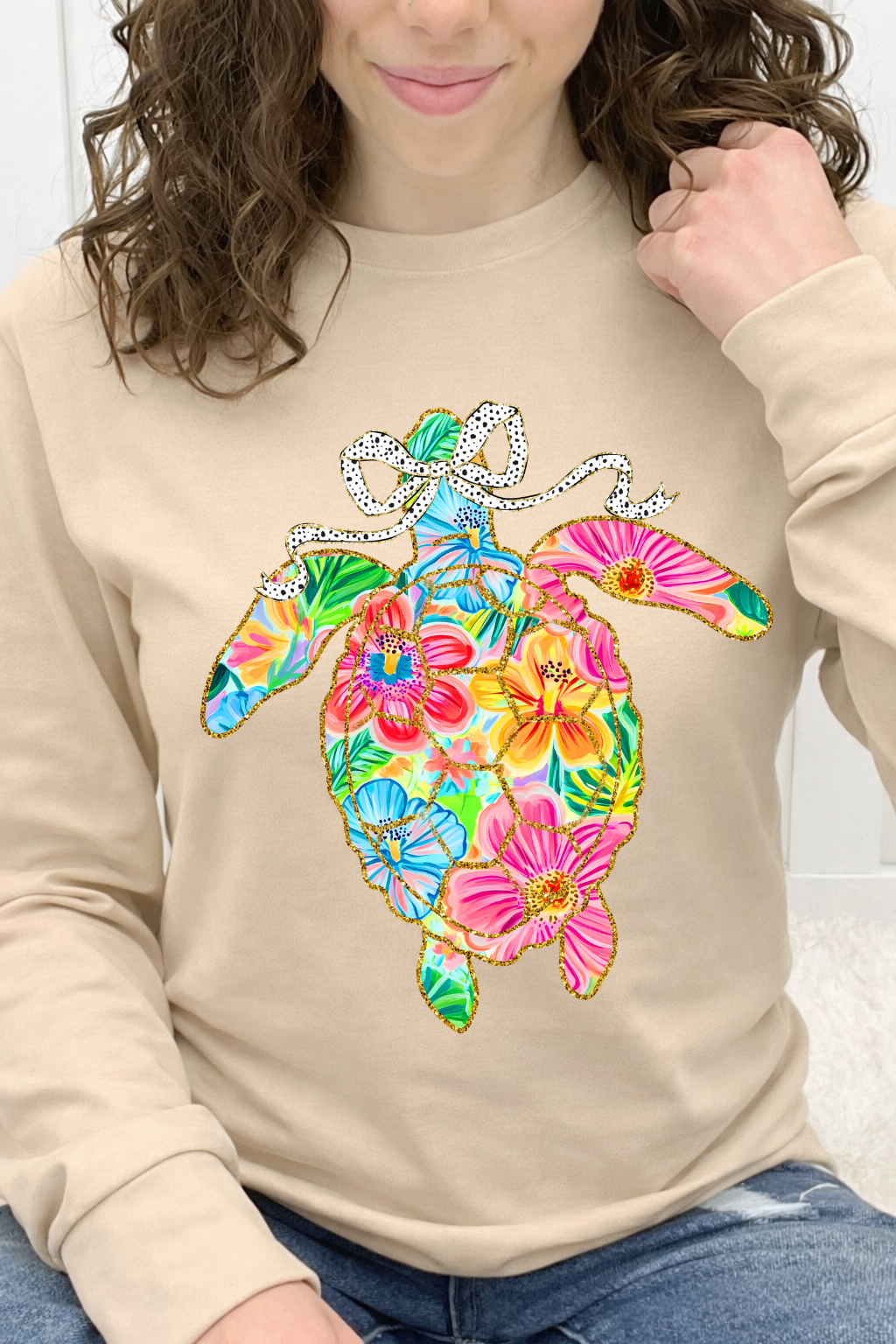 Tropical Bloom Sea Turtle Graphic Collection