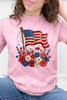 Stitched in Freedom Flag w/ Flowers Graphic Collection