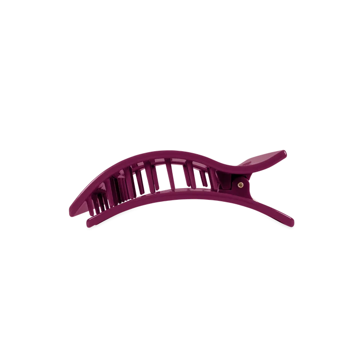 Mulberry Medium Flat Rectangle Hair Clip