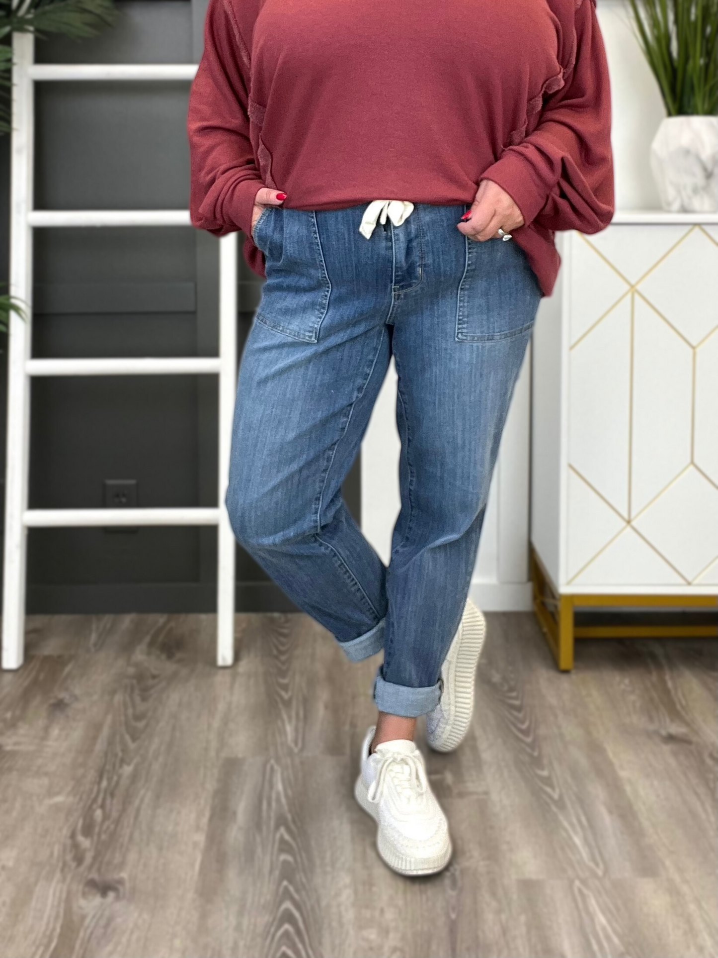 Judy Blue The Michelle Denim Joggers