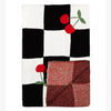 Checkered Cherries Throw Blanket