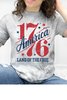1776 America Land Of The Free Graphic Collection