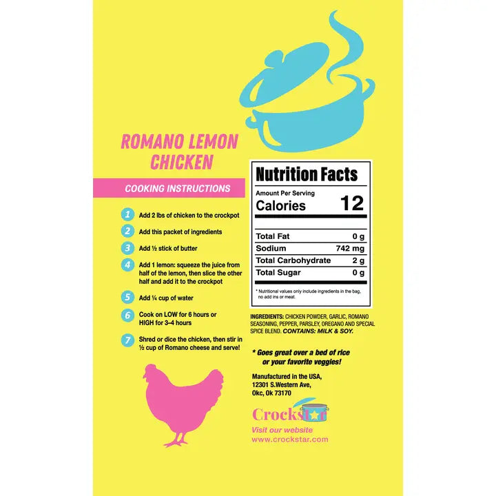 Crockstar Meal Mix