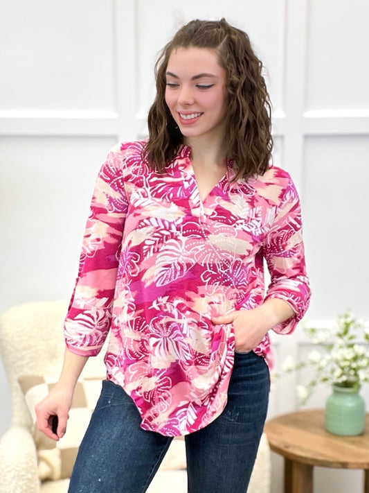 Dear Scarlett Tropical Bliss Tunic Top