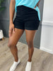 Judy Blue The Estella Tummy Control Black Denim Shorts