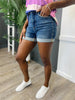 Judy Blue The Taylor Tummy Control Vintage Wash Denim Shorts