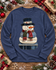 Denim Patchwork Snowman Graphic Collection