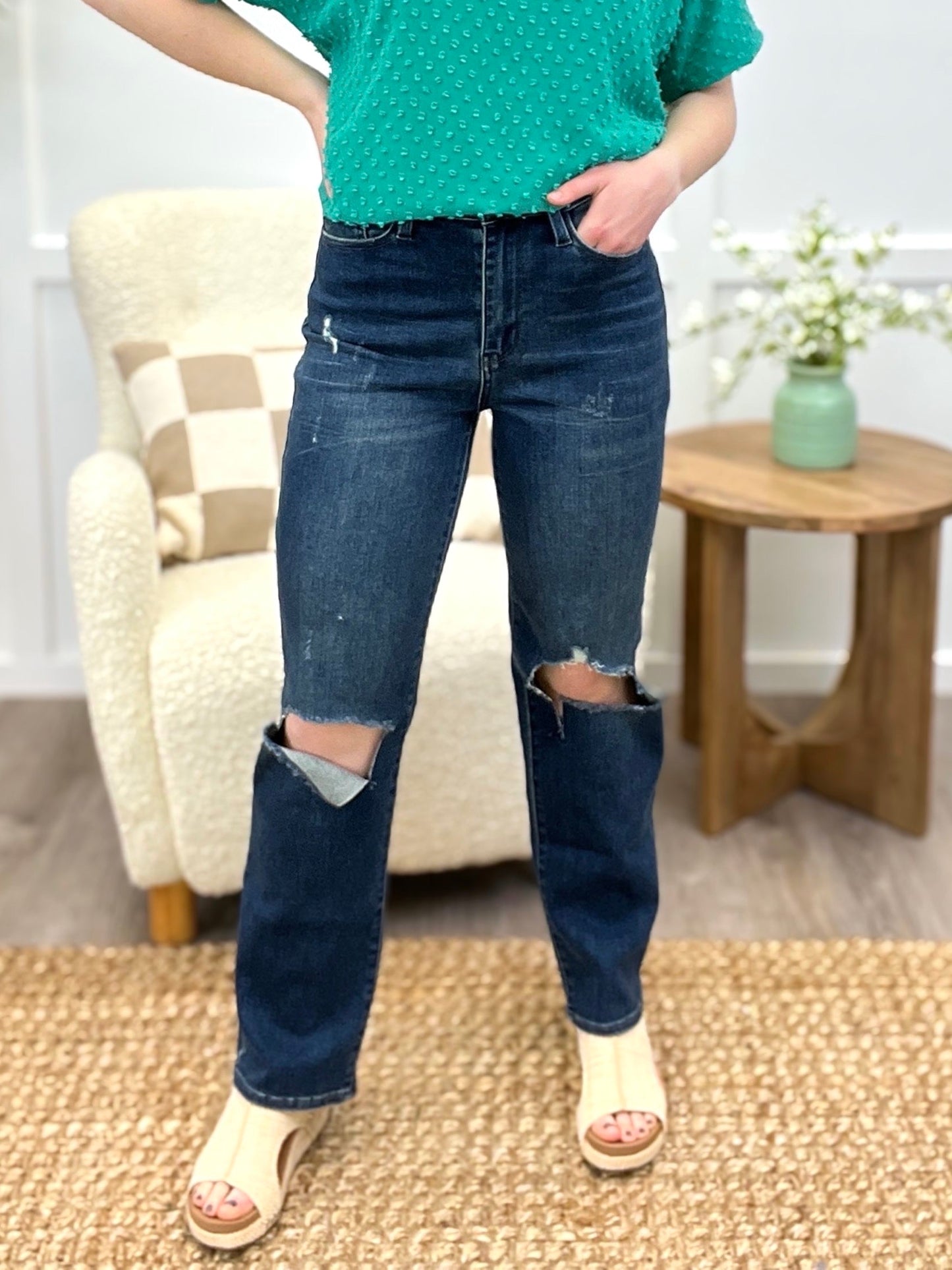 Maisie Claire Dad Jeans by Judy Blue