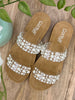 Corkys Clear Pearls Double Take Sandals