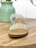 Corkys Clear Pearls Double Take Sandals