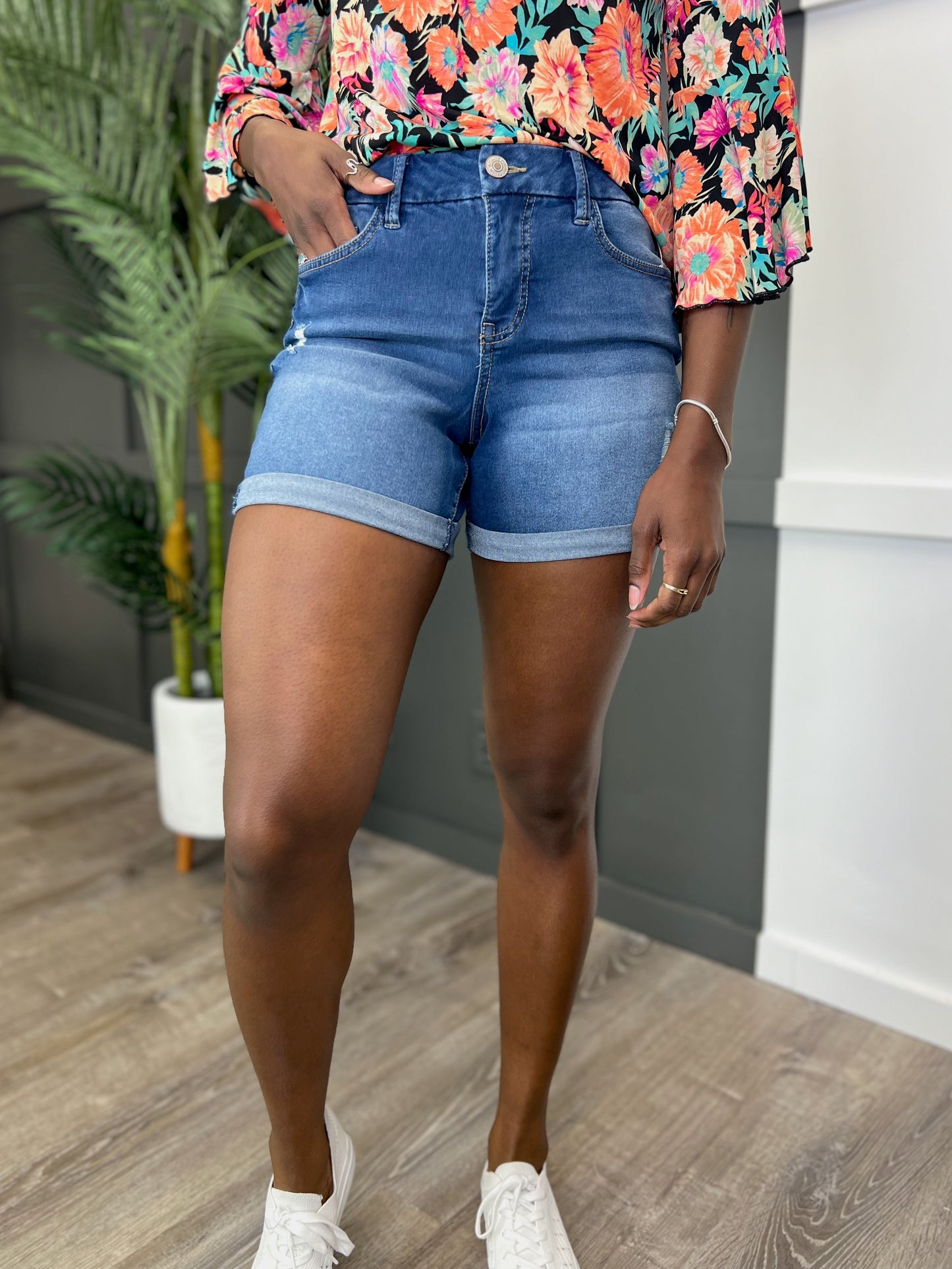 The Catalina TUMMY CONTROL Jean Shorts