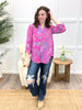 Dear Scarlett Vibrant Paisley Elegance Tunic Top