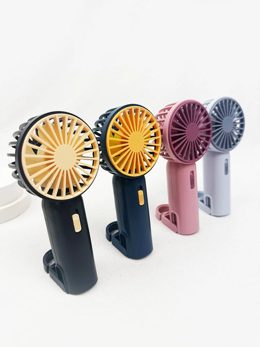 Portable Hand Fan With Pull Out Stand