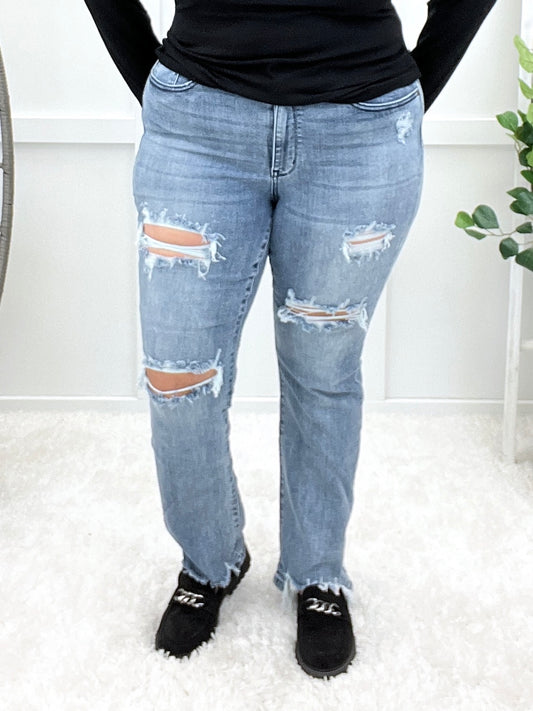 Judy Blue The Alaina Straight Leg Jeans