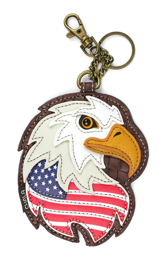 Chala Liberty Lane Eagle Key Fob/Coin Purse