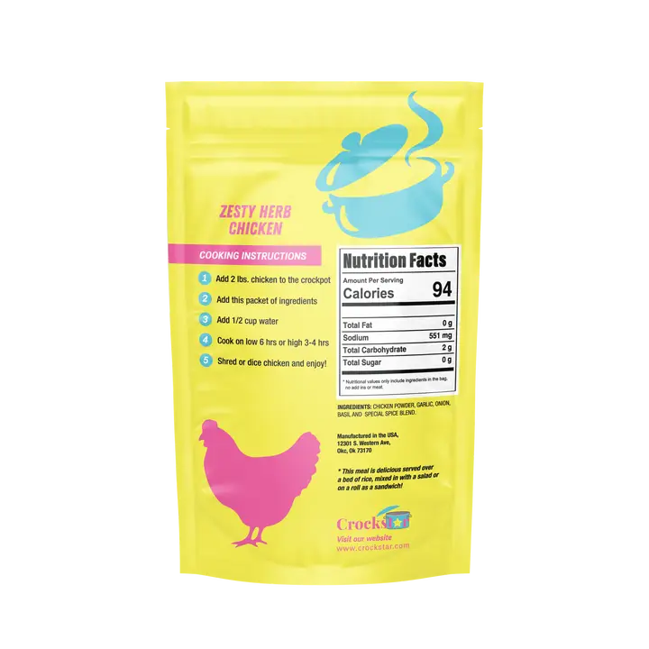 Crockstar Meal Mix