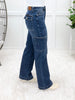 Judy Blue The Claire Wide Leg Cargo Jeans