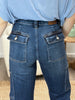 Judy Blue The Claire Wide Leg Cargo Jeans
