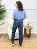 Judy Blue The Claire Wide Leg Cargo Jeans
