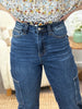 Judy Blue The Claire Wide Leg Cargo Jeans