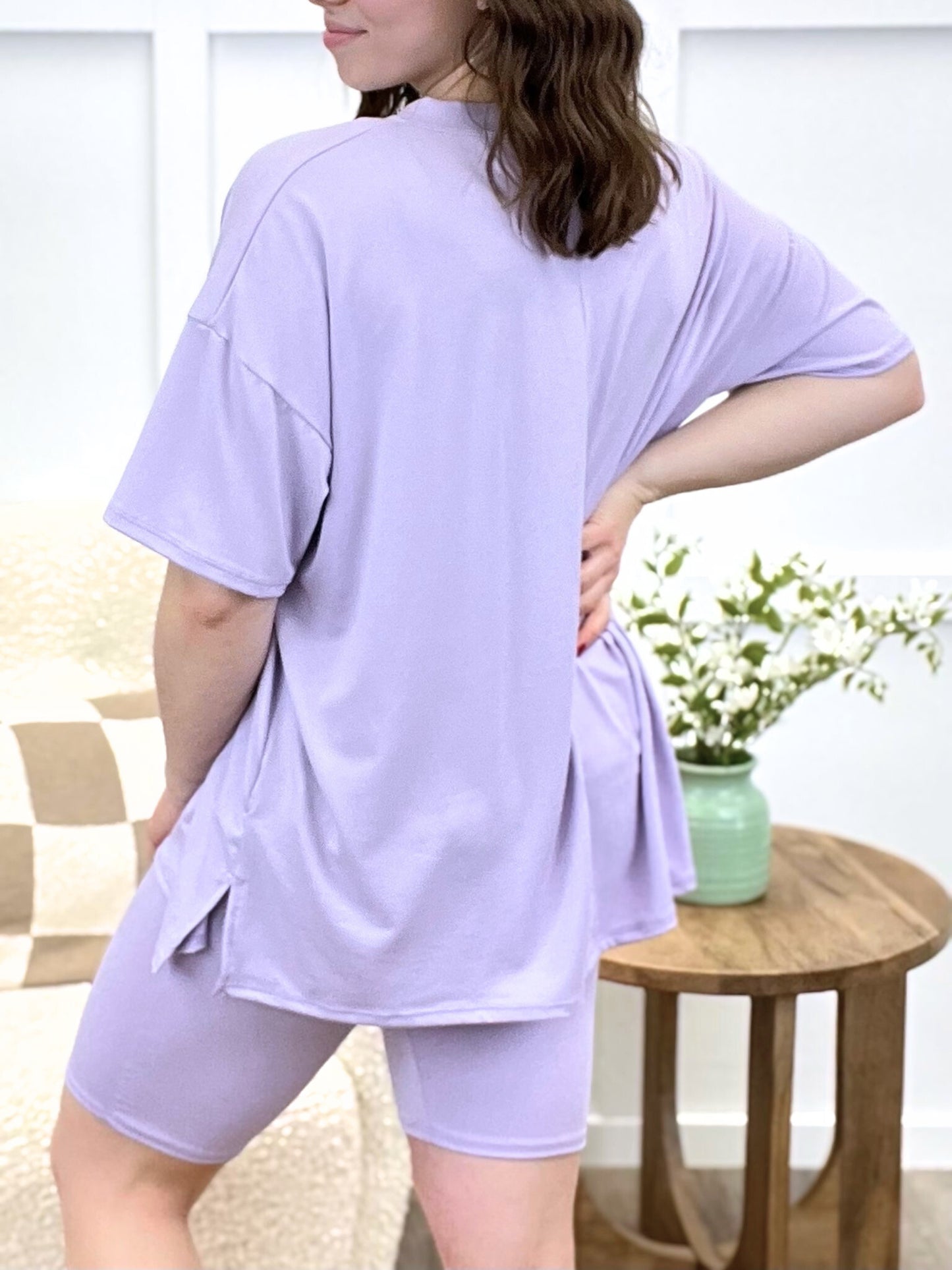 Callie Luxe Loungewear Set - Lavender