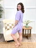 Callie Luxe Loungewear Set - Lavender