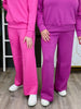 Dear Scarlett Solid Wide Leg Lounge Pants, Multiple