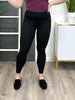 Women's REG/PLUS Brushed Microfiber Leggings, Black