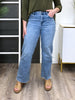 Worth The Wait Wide Leg Cropped Jeans by Mica