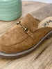 Corkys Wingin' It Faux Suede Slip On Mules