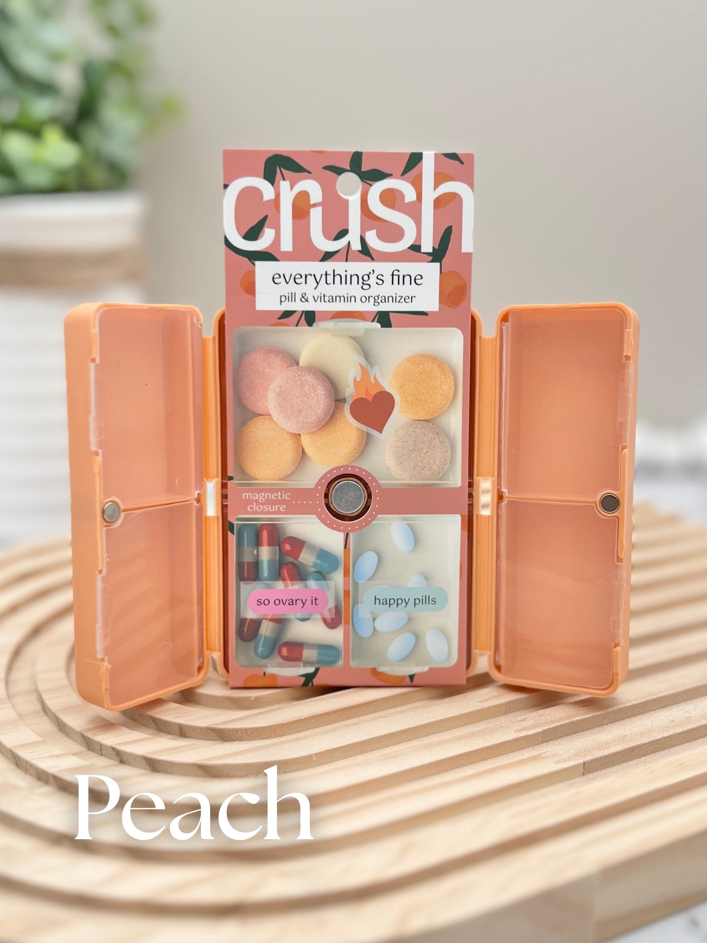 Crush Everything's Fine Pill & Vitamin Case