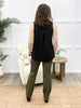 Dear Scarlett Women's REG/PLUS Solid Straight Leg Magic Pants, Olive